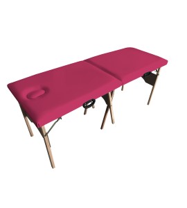Maca de Madeira Portátil Com Orifício Estofado Pink MT-02PK - Best Pro